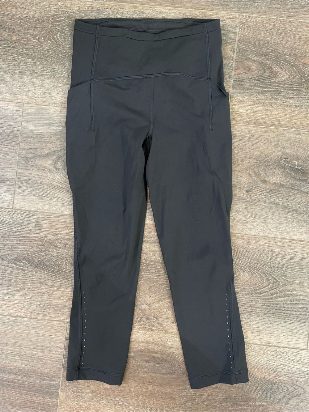 Women's High-Rise Black Performance Crop Leggings Lululemon